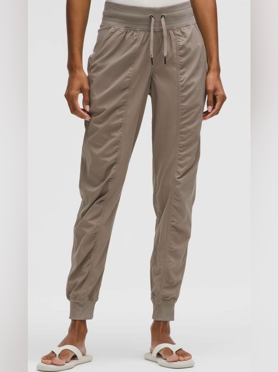 lululemon athletica Pants - lululemon athletica Taupe Drawstring Jogger Pants